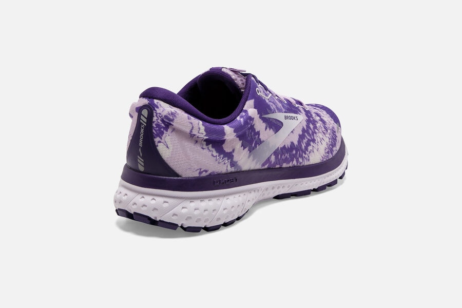 Brooks Running Shoes Womens Purple/Silver/Black - Ghost 13 Road - 9063-UDAYM